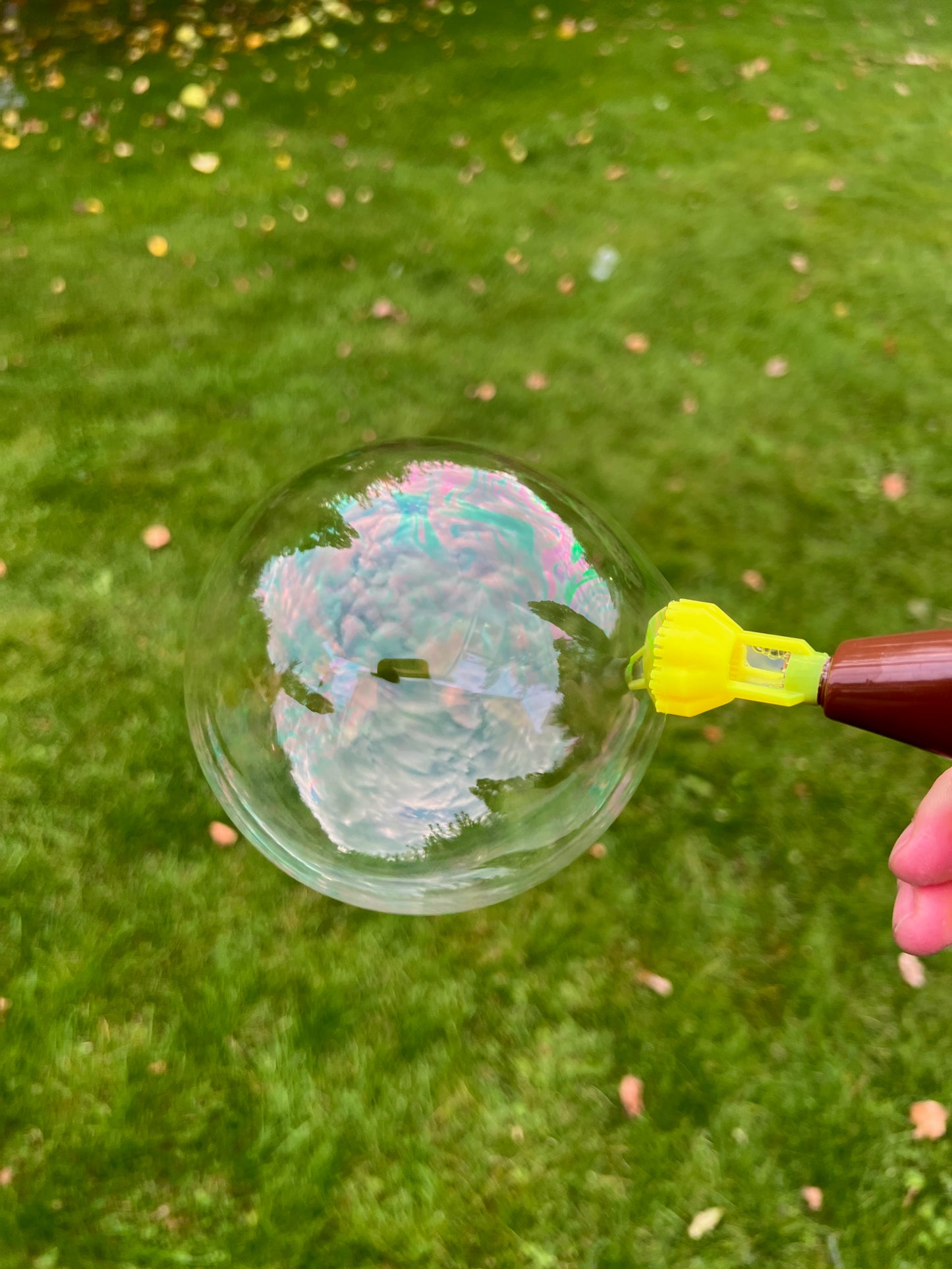 Såpbubblor med smak av jordnötssmör