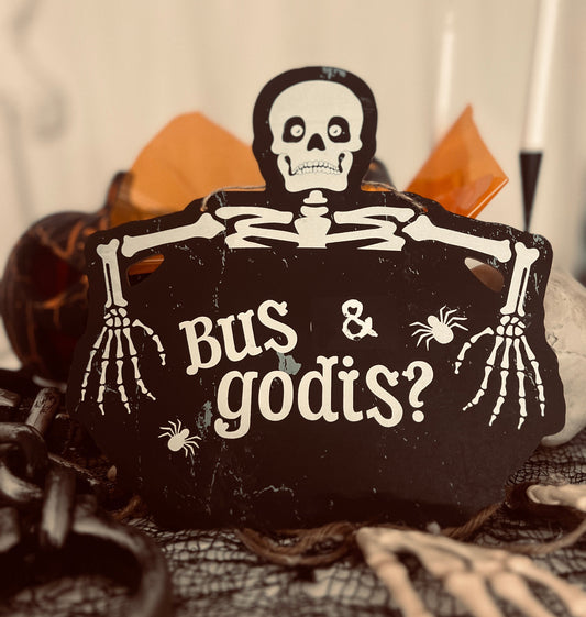 Halloween Bucket - Bus & Godis