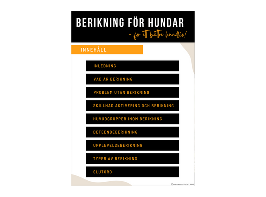 E-bok Berikning för hundar