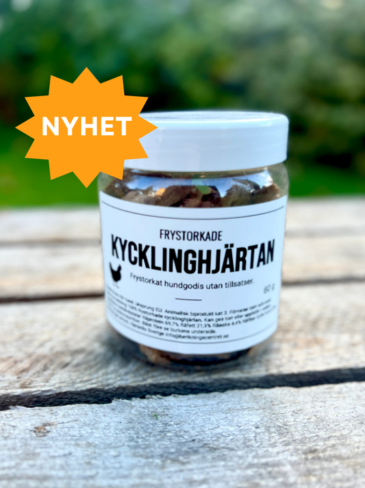 Frystorkade Kycklinghjärtan 60g