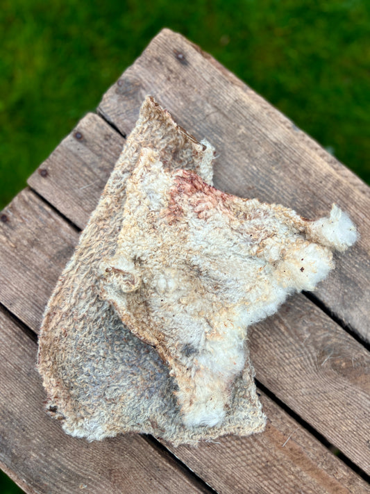Fårhud med päls