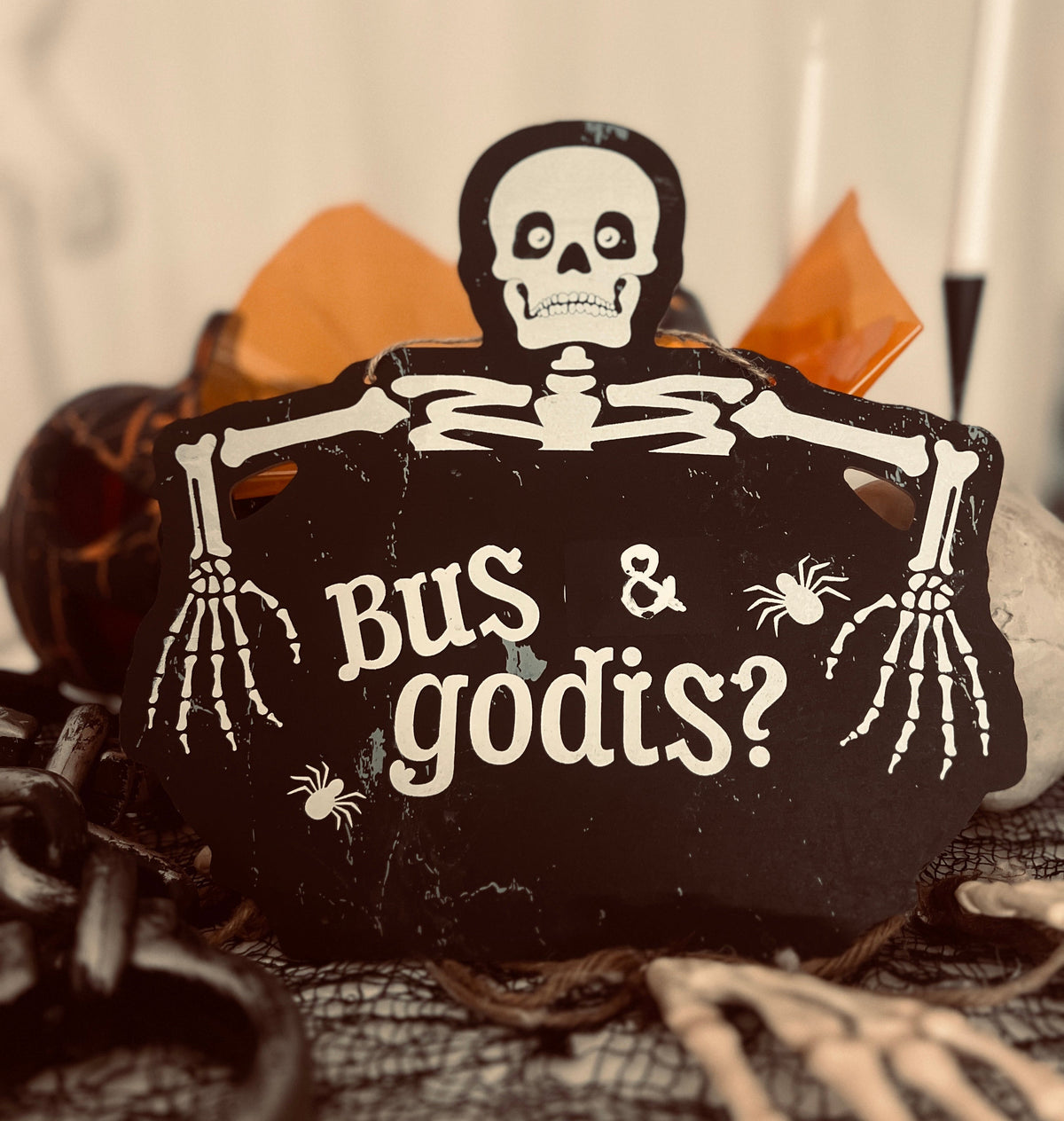 Halloween Bucket - Bus & Godis