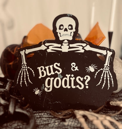 Halloween Bucket - Bus & Godis