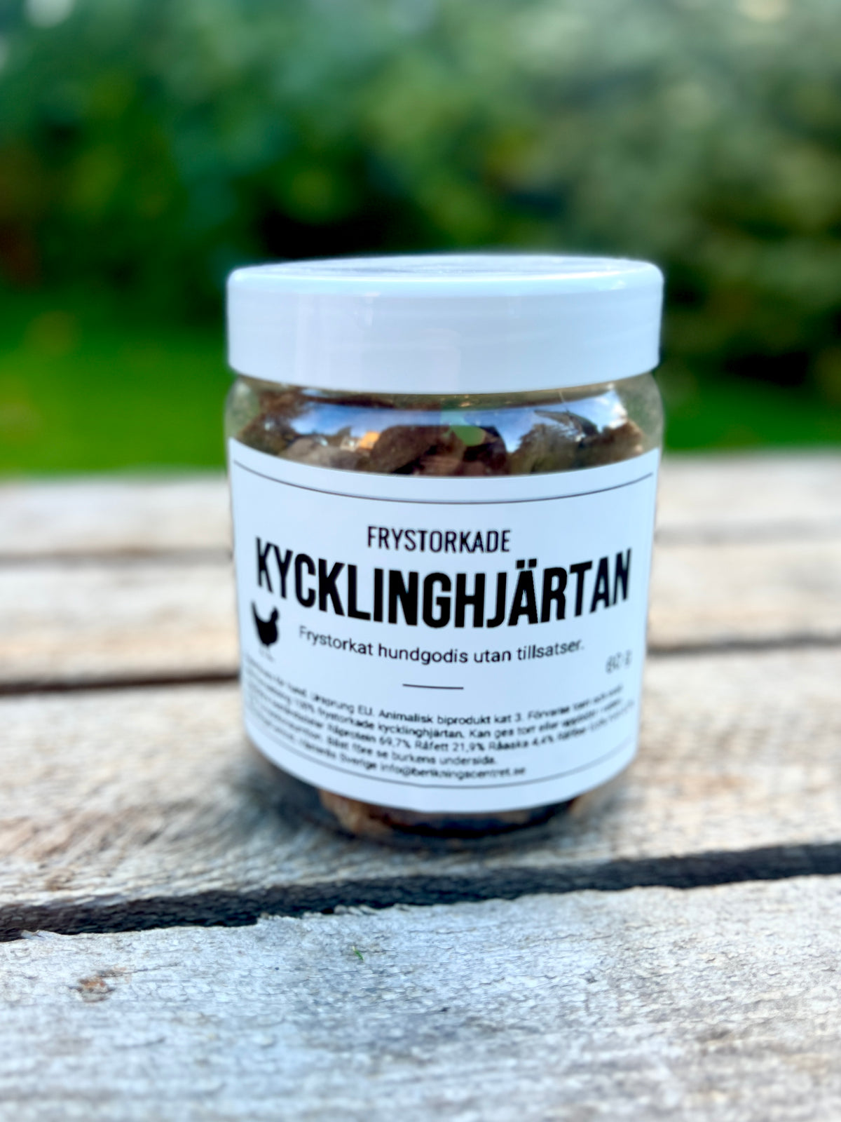 Frystorkade Kycklinghjärtan 60g
