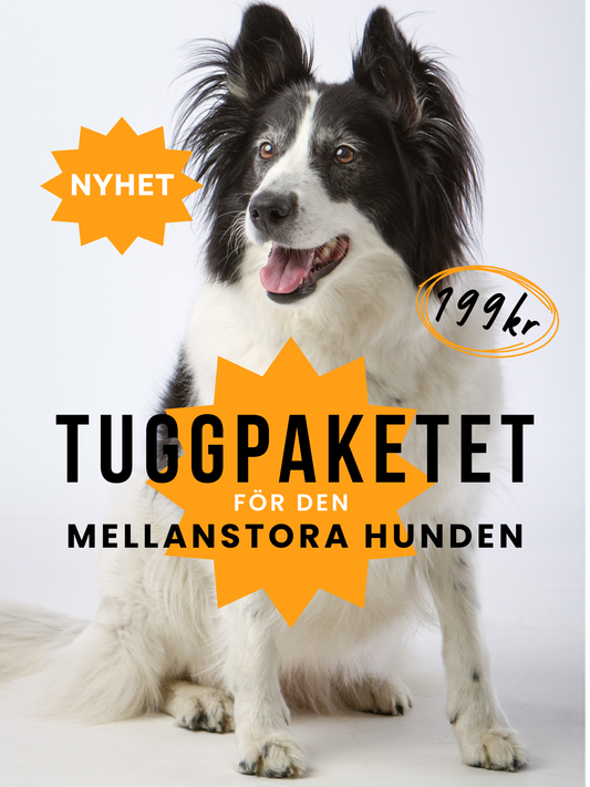 Tuggpaket för den mellanstora hunden